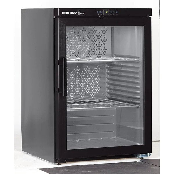 Vitrina de vinuri Liebherr Premium WKb1812 134 l Capacitate 66 sticle Clasa G Usa vitrata H 89 cm Negru
