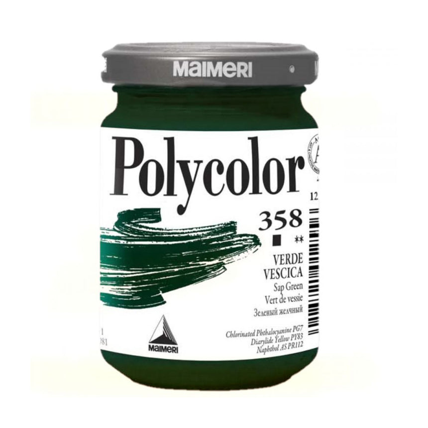 Vopsea Vinilica Polycolor Maimeri - Sap Green - 140 ml
