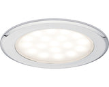 Spot Led Incastrat Paulmann 2, 5w 225 Lumeni, 3000k, Ø65 Mm, Crom, Pentru Montaj In Mobilier, Pachet 2 Bucati