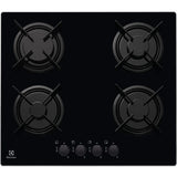 Plita incorporabila Electrolux EGT6242NVK, Gaz, 4 Arzatoare, 60 cm, Aprindere electrica integrata, Negru