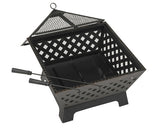 Semineu Terasa Landmann Cu Capac Si Vatrai 66, 5x63 Cm Negru