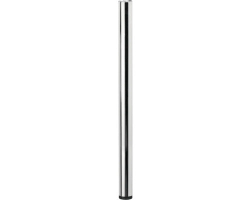 Picior Masa Rotund Tarrox Ø60x710 Mm, Inaltime Reglabila, Otel Cromat