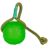 Minge de mestecat Chew Ball cu sfoara, Starmark, Medie-Mare, Verde, Pentru Caini
