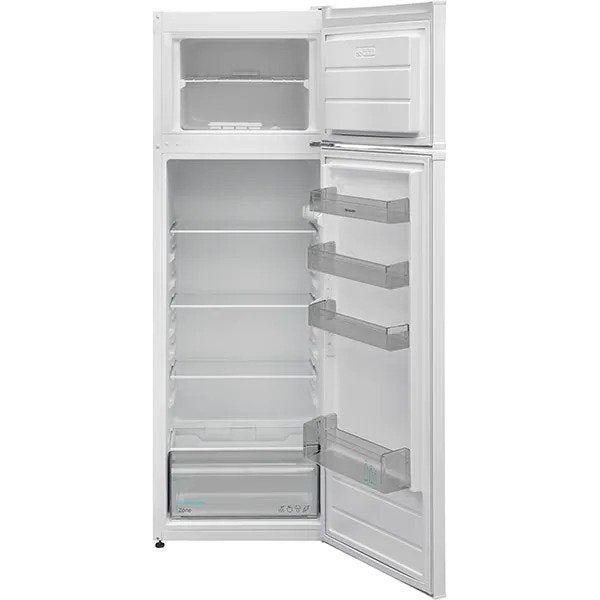 Frigider cu doua usi SHARP SJ-TB03ITXWF-EU, NanoFrost, 243 l, H 160 cm, Clasa F, Alb