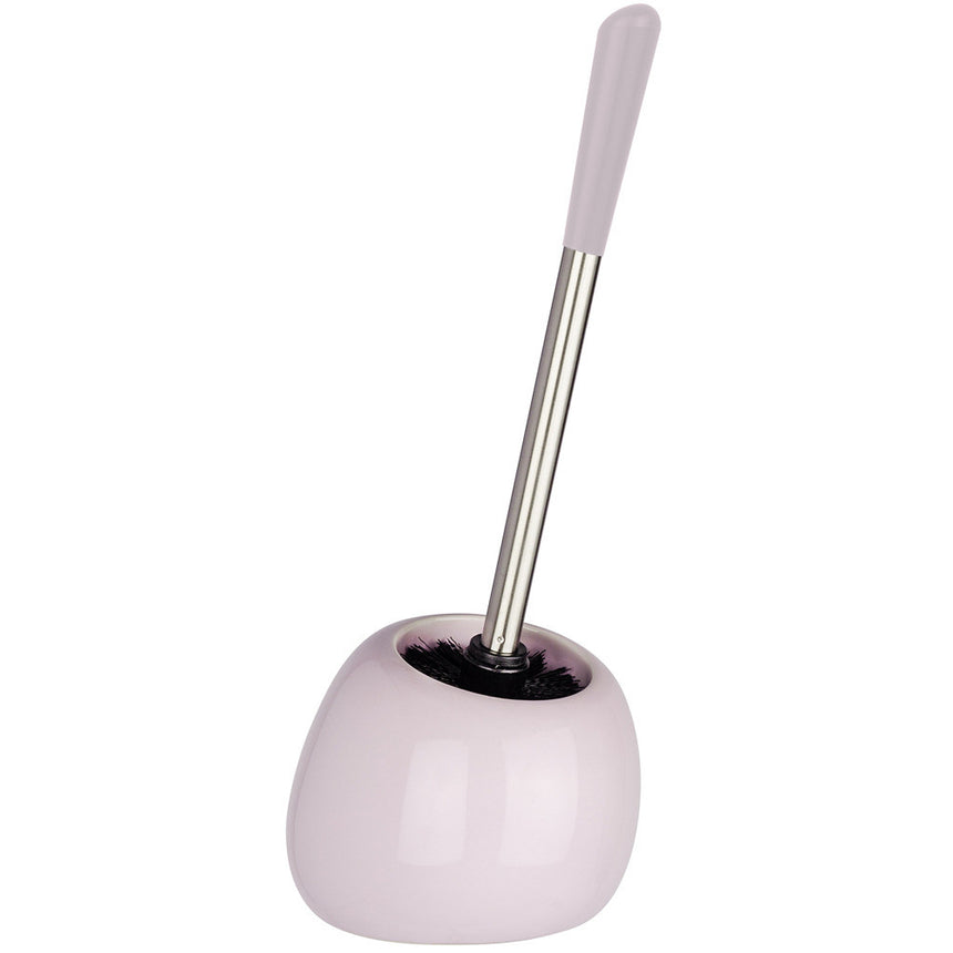Perie WC cu suport Wenko, Polaris, Roz pastel - roz deschis