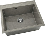 Chiuveta Bucatarie Cu O Cuva Fat Avangard 227 60x51 Cm, Fara Picurator, Granixit Space Gray