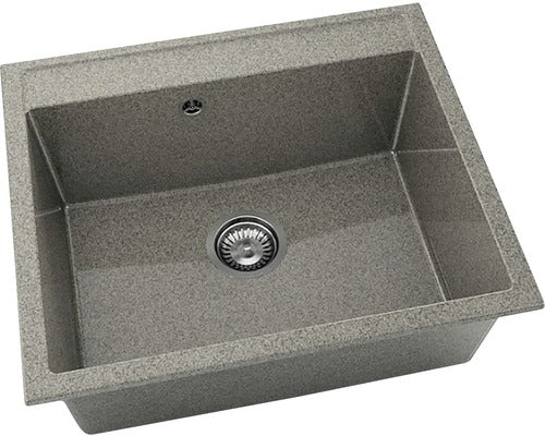 Chiuveta Bucatarie Cu O Cuva Fat Avangard 227 60x51 Cm, Fara Picurator, Granixit Space Gray