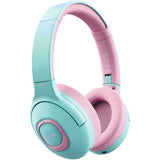 Casti Pentru Copii PROMATE Coddy, Bluetooth, On-ear, Microfon, Albastru-Roz