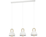 Lustra Calmanera E27 Max. 3x40w, Alb/alama