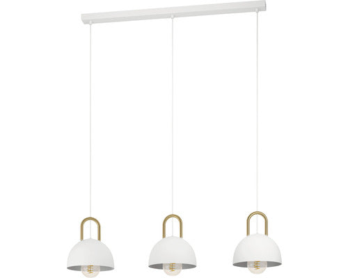 Lustra Calmanera E27 Max. 3x40w, Alb/alama
