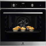 Cuptor incorporabil Electrolux EOD6P60X, Electric, 72 l, Clasa A+, Autocuratare pirolitica, SteamBake, Negru