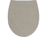 Capac WC form & style, inchidere lenta, decor textil