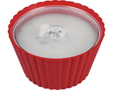 Veioza Cu Led Integrat Suarez 2w 200 Lumeni, Pentru Exterior Ip44, Incarcare Usb, Rosu