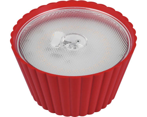 Veioza Cu Led Integrat Suarez 2w 200 Lumeni, Pentru Exterior Ip44, Incarcare Usb, Rosu