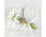 Tablou Sticla White Spring I 20x20 Cm