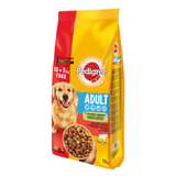 Hrană Câini Pedigree Adult 15Kg (12+3 Gratis), Vită & Legume, Nutriție Completă