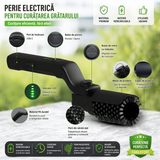 Perie Electrică Grill BBQ Reîncărcabilă, Curățare Rapidă 360°, Fără Fir, Cap Reglabil, Negru