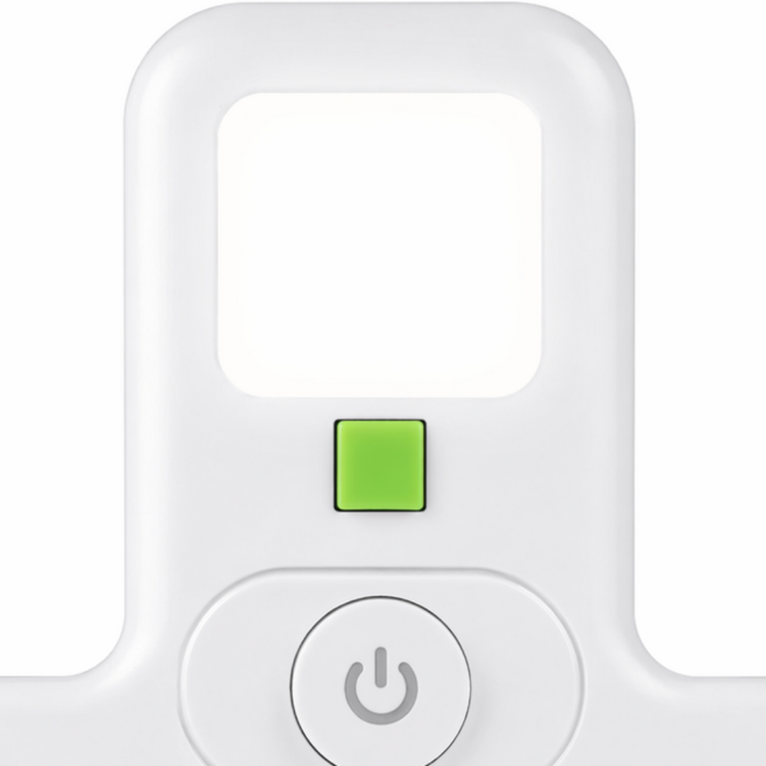 Priza Multipla cu USB, AC/EU, Fara Cablu, Intrerupator Individual, Alb