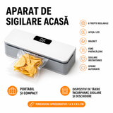 Aparat de Sigilare Pungi Portabil, Reîncărcabil, Mini Sealer Termic pentru Ambalare Alimente, Alb