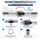 Șurubelniță Magnetică Profesională 24 in 1, cu Adsorbție Puternică – Bituri Precise, Fixare Stabilă, Ideală pentru Reparații și DIY, Gri