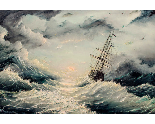 Tablou Canvas Pt6080 Wild Sea 80x125 Cm