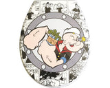 Capac WC ADOB Cortina Popeye, inchidere lenta, 45x37,5 cm