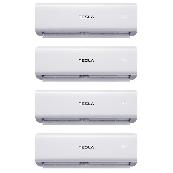 Sistem Aer Conditionat pentru 4 Incaperi, TESLA TGS-D36V99912W, 28000 BTU, A++/A+, Wi-Fi, Alb