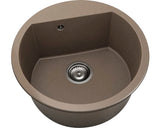 Chiuveta Bucatarie Rotunda Fat Avangard 223 Ø51 Cm, Fatgranit Frappe