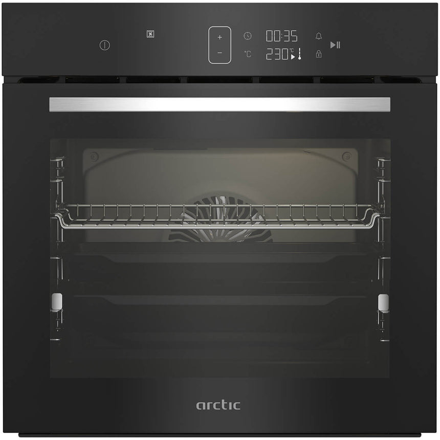 Cuptor incorporabil Arctic ARVIM144BMS, Electric, 71 l, Autocuratare catalitica, AeroCooking, Control touch, Gatire 3D, Rafturi telescopice, Clasa A+, Negru
