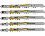 Panze Fierastrau Pendular Wolfcraft 100/75 Mm, Pentru Lemn De Terasa, Pachet 5 Bucati