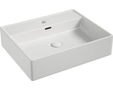 Lavoar Pe Blat Form & Style Makira 55x44 Cm Alb Lucios, Cu Ventil Scurgere Ceramic