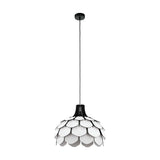 Pendul lemn EGLO MORALES 98316, E27 1X60W Ø495mm, Alb