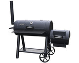 Gratar Cu Carbuni Si Afumatoare, Tenneker® Smoker Xl, Suprafata Gatit 98x44 Cm