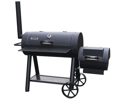 Gratar Cu Carbuni Si Afumatoare, Tenneker® Smoker Xl, Suprafata Gatit 98x44 Cm