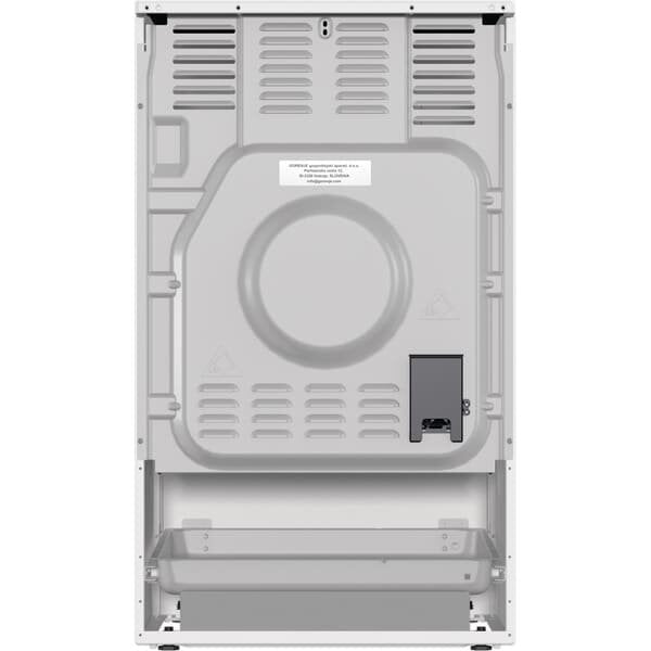 Aragaz GORENJE GEC5B41WG, 4 arzatoare, Electric, L 50 cm, Grill, Alb