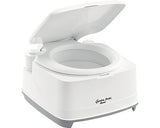 Toaleta ecologica portabila pentru camping THETFORD alba, fara strat protector, fara platforma, cu margine de clatire