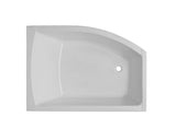 Cada De Baie Asimetrica Pe Colt Belform Magnus 115x160x67 Cm Colt Stanga Acril Alb 27se0007