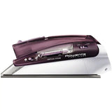 Fier de calcat portabil Rowenta First Class DA1511F1, Talpa Inox Microsteam 200, 1000W, 45 g/min, Rezervor 70ml, Cablu de alimentare 2m, Alb/Violet