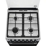 Aragaz Electrolux LKG604000X, Grill, Rotisor, 4 arzatoare, Gaz, 60 cm, Inox
