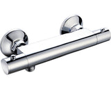 Baterie Dus cu Termostat Form Style Ari, H 80 mm, Crom