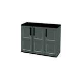 Dulap plastic ArtPlast Free inaltime redusa, balamale de otel si rafturi reglabile 1020x370x840