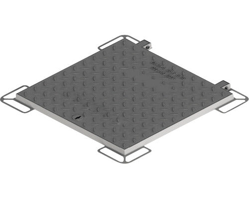 Capac Fonta cu Rama VODALAND Urban Ø 560 mm 665x665x30 mm B 125