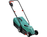 Masina de tuns gazon/iarba electrica Bosch ARM 32 / 3200, putere 1200W, 32 cm latime taiere, 3 trepte de taiere, inaltime taiere 20 - 60 mm, sac colector 31 L