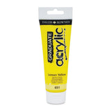 Vopsea Acrilica Graduate Daler Rowney - Lemon Yellow - 120 ml