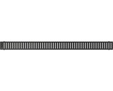 Gratar perforat pentru rigola dus Pure Black 30 cm negru mat