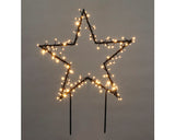 Decoratiune Stea Lafiora 150 Led-uri 60x73 Cm Alb Cald