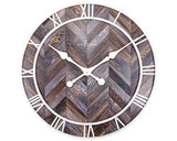 Ceas Perete Nextime Roman Vintage Lemn Ø 58 Cm