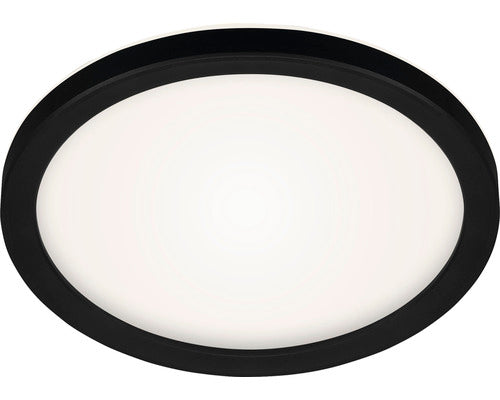 Plafoniera Cu Led Integrat Slim 12w 1400 Lumeni Ø190 Mm, Negru