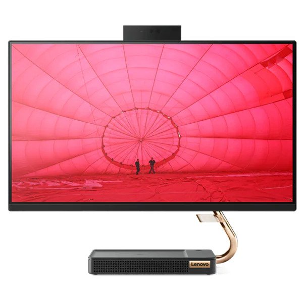 Sistem PC All in One LENOVO IdeaCentre 5 24IMB05, Intel Core i5-10400T, 23.8" Full HD, 8GB, SSD 512GB, Intel UHD Graphics, Windows 10 Home, Negru