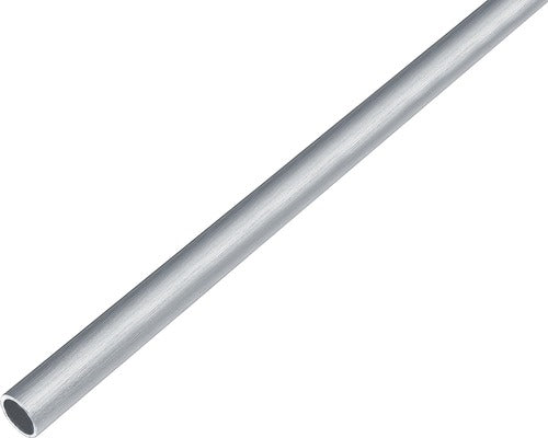 Teava Aluminiu Rotunda Alberts Ø15x1 Mm, Lungime 1m, Nuanta Otel Inoxidabil, Eloxata